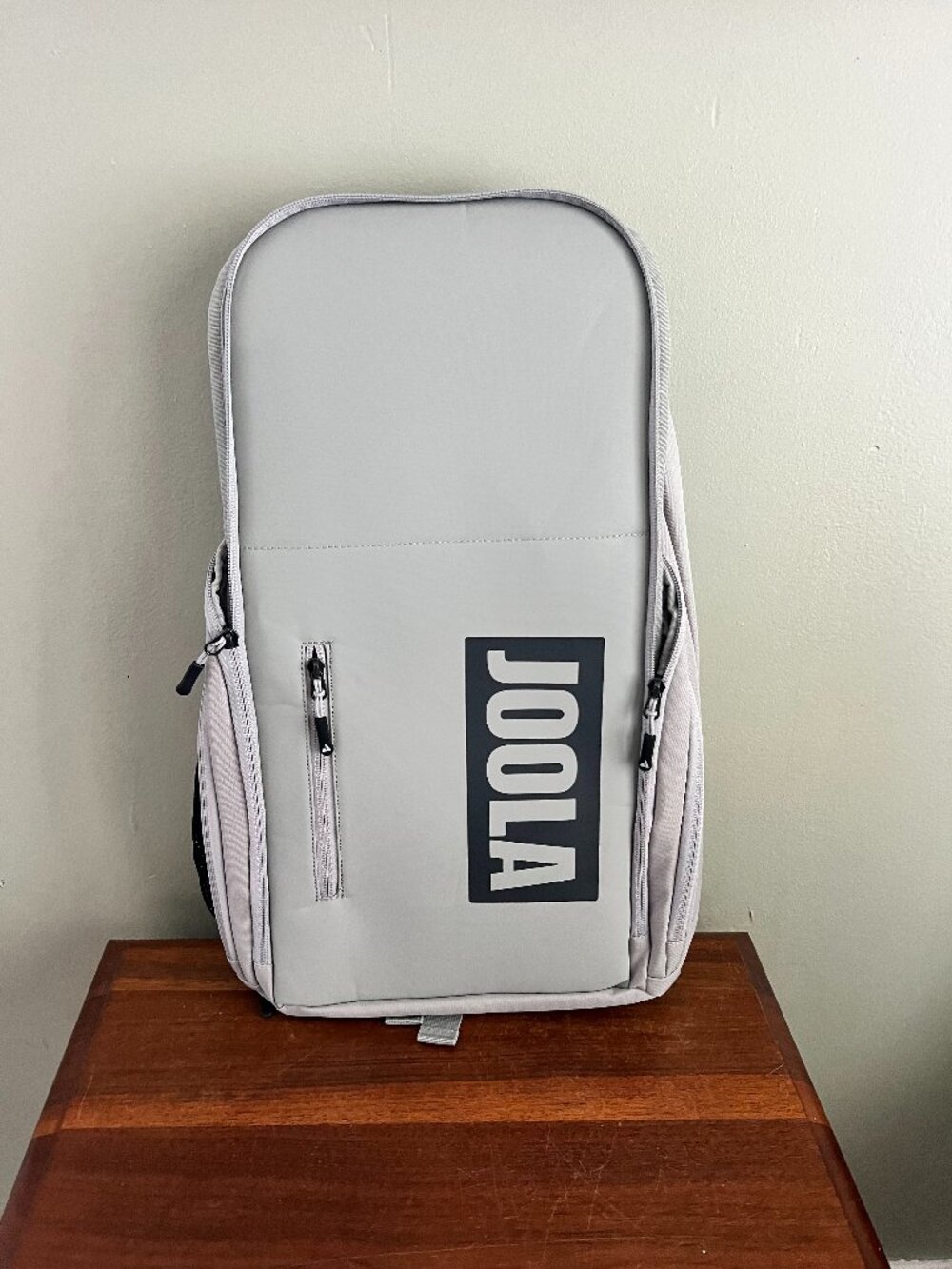 Joola Backpack Gray Vision II Soft Case Laptop Shoe Compartment Mens Daypack NEW